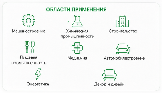 В каких областях применяется лента нержавеющая